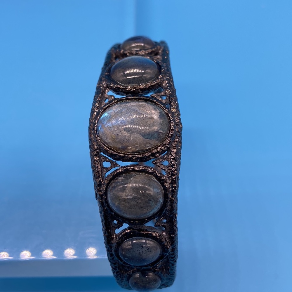 Hinged Ruthenium Bracelet - Picture 6 of 6